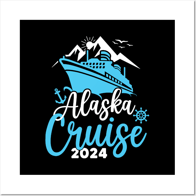 Alaska Cruise 2024 Family Friends Wall Art by lunacreat